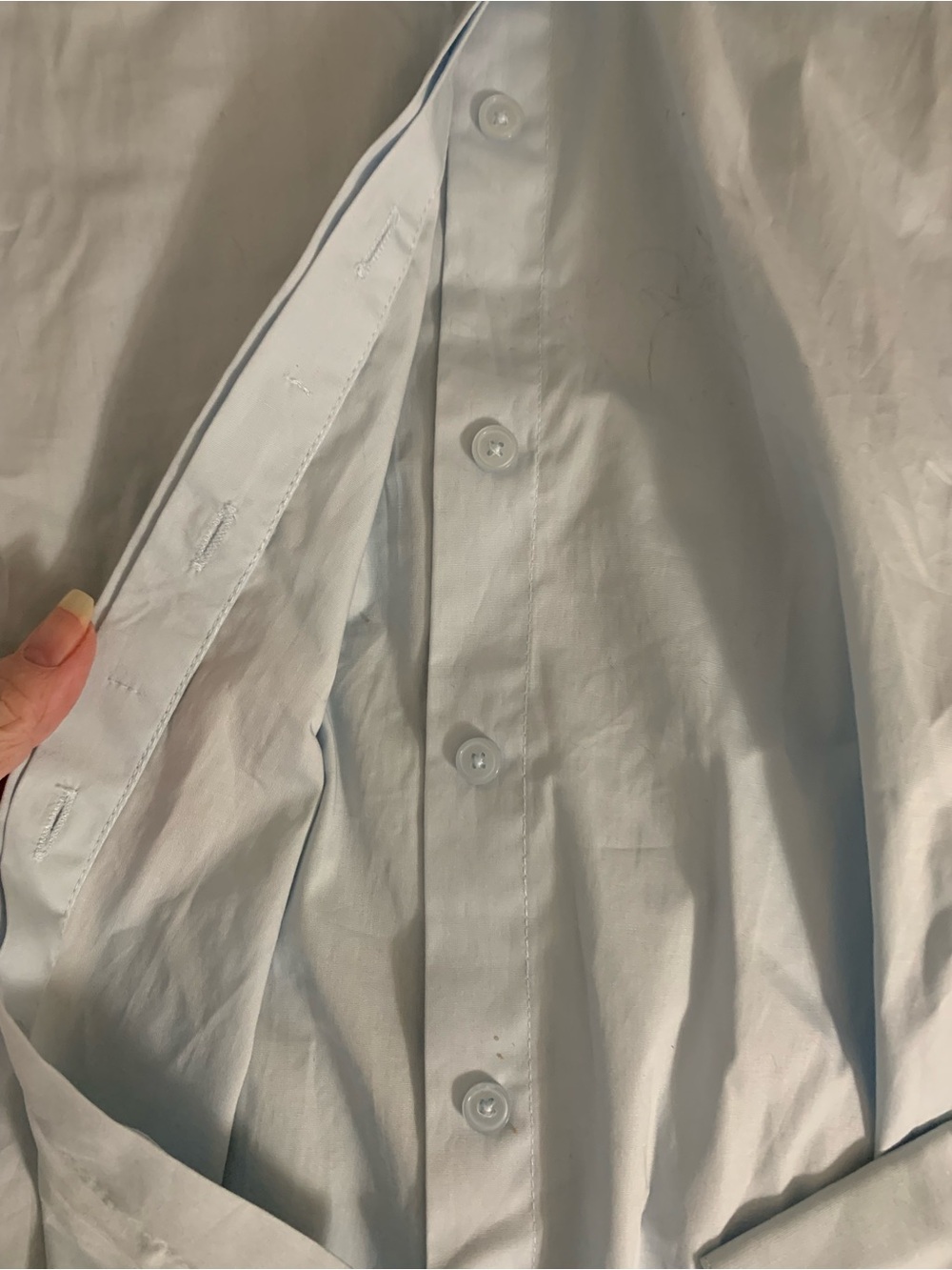 Kut from the Kloth Light Blue Button-Down Shirt for Women - Picture 4 of 4